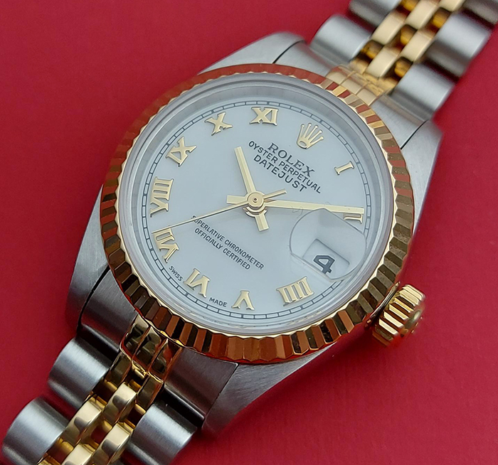  1997 Ladies' Rolex Datejust SS/YG Wristwatch Ref. 69173